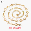 105 cm Bund Hosen Klassische Taille Kette Liebe Herz Hohl Gürtel Für Frauen Hip Hop Stil Mode Feine Taille Gürtel 2020 Trendy