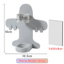 Traceless Zahnbürstenhalter Bad Wandmontierte elektrische Zahnbürstenhalter Erwachsene Zahnbürstenständer Aufhänger Badezimmerzubehör