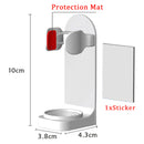 Traceless Zahnbürstenhalter Bad Wandmontierte elektrische Zahnbürstenhalter Erwachsene Zahnbürstenständer Aufhänger Badezimmerzubehör