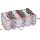 Caja de almacenamiento para vaqueros Fordable, separación de ropa interior, compartimento para pantalones, armario, cajón, armario, divisor, organizador para el hogar
