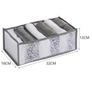 Caja de almacenamiento para vaqueros Fordable, separación de ropa interior, compartimento para pantalones, armario, cajón, armario, divisor, organizador para el hogar