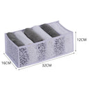 Caja de almacenamiento para vaqueros Fordable, separación de ropa interior, compartimento para pantalones, armario, cajón, armario, divisor, organizador para el hogar