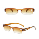 Korean Fashion Lesebrille Männer Frauen Klare Linse Halbrahmen Presbyopische Brille 1.0 1.5 2.0 2.5 3.0 3.5 4.0 für Leser