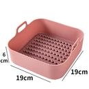 Silicone Pot for Airfryer Reusable Air Fryer Accessories Baking Basket Pizza Plate Grill Pot Kitchen Cake Cooking Baking Tools