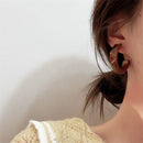 2021 New Korea Klar Acryl Geometrische C-förmige Creolen Für Frauen Mädchen Trends Hängende Ohrringe Party Reise Schmuck Geschenke