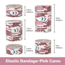 5 Größe Kinesiologie Tape Muskelbandage Sport Baumwolle Elastisches Klebeband für Dehnungsverletzungen Kniemuskel Schmerzlinderung Aufkleber