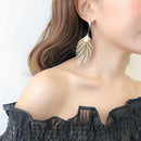 Koreanische Retro Asymmetrische Schmetterling Imitationsperlen Ohrringe Mode Runde Blume Brincos Lange Erklärung Flügel Ohrringe Schmuck