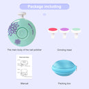 Cortaúñas eléctrico para bebés, herramienta pulidora de uñas para niños, tijeras de manicura para bebés, Kit de higiene para bebés, cortador de uñas para recién nacidos