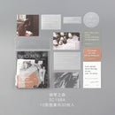 30 Stücke Ästhetische Aufkleber für Journaling Moment Serie DIY Dekoration Aufkleber Kreatives Scrapbooking Schreibwaren Schulbedarf