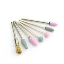 7 teile/satz Diamant Nagel Bohrer Rotery Elektrische Fräser Für Pediküre Maniküre Dateien Häutchen Grat Nagel Werkzeuge Zubehör