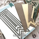 1 Stück Gürtel Metall Stanzformen Scrapbooking für die Kartenherstellung DIY Prägung Schnitte neue Handwerk sterben