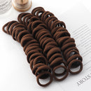 50 stücke Mädchen Einfarbig Große Gummiband Pferdeschwanz Halter Gummi Kopfbedeckung Elastische Haarbänder Koreanische Mädchen Haarschmuck Ornamente