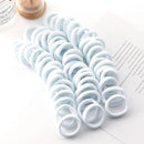 50 stücke Mädchen Einfarbig Große Gummiband Pferdeschwanz Halter Gummi Kopfbedeckung Elastische Haarbänder Koreanische Mädchen Haarschmuck Ornamente