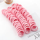 50 stücke Mädchen Einfarbig Große Gummiband Pferdeschwanz Halter Gummi Kopfbedeckung Elastische Haarbänder Koreanische Mädchen Haarschmuck Ornamente