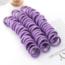 50 stücke Mädchen Einfarbig Große Gummiband Pferdeschwanz Halter Gummi Kopfbedeckung Elastische Haarbänder Koreanische Mädchen Haarschmuck Ornamente