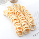 50 stücke Mädchen Einfarbig Große Gummiband Pferdeschwanz Halter Gummi Kopfbedeckung Elastische Haarbänder Koreanische Mädchen Haarschmuck Ornamente