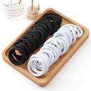 50 stücke Mädchen Einfarbig Große Gummiband Pferdeschwanz Halter Gummi Kopfbedeckung Elastische Haarbänder Koreanische Mädchen Haarschmuck Ornamente