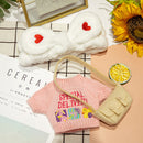 kleidung für ente 30 cm lalafanfan ente spielzeug puppe zubehör mit stirnband tasche pullover hut kinderspielzeug für mädchen