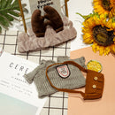 kleidung für ente 30 cm lalafanfan ente spielzeug puppe zubehör mit stirnband tasche pullover hut kinderspielzeug für mädchen