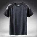 Quick Dry Sport T-Shirt Männer 2022 Kurzarm Sommer Lässige Baumwolle Plus Asiatische Größe M-5XL 6XL 7XL Top Tees GYM T-Shirt Kleidung