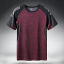 Quick Dry Sport T-Shirt Männer 2022 Kurzarm Sommer Lässige Baumwolle Plus Asiatische Größe M-5XL 6XL 7XL Top Tees GYM T-Shirt Kleidung
