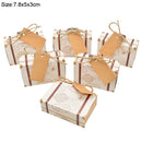 10/20 stücke Reise Koffer Pralinenschachtel Kraftpapier Geschenkboxen Hochzeit Geburtstag Party Dekoration Lieferungen Weihnachtsgeschenk Verpackung