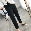 Verdicken Frauen Bleistift Hosen 2022 Frühling Winter Plus Größe OL Stil Wolle Weibliche Arbeitsanzug Hose Lose Weibliche Hose Capris 6648 50