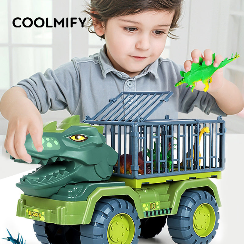 Coche de juguete dinosaurios transporte coche dinosaurio portador camión juguete indominus rex jurassic world dinosaurios juguetes regalos de navidad para niños