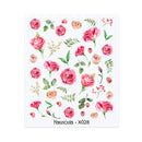 Harunouta 1 Bogen Wasserabziehbilder Transfer Schlange Obst Blume Sommer Alphabet Blätter Nail Art Maniküre Aufkleber Dekoration