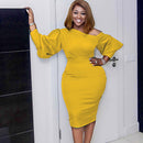 Qualitäts-Frauen-Kleid-Bogen-elegante Hochzeitsfest-Kleider für Frauen 2022 Sommer plus Größen-Frauen-Kleidung S-XXXL Femme Vestidos