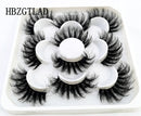 Neue 5 Paar 25 mm 3D-Nerzwimpern Bulk Faux mit benutzerdefinierter Box Wispy Natural Nerzwimpern Pack Short Wholesales Natural False Eyelashes