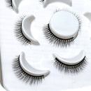Neue 5 Paar 25 mm 3D-Nerzwimpern Bulk Faux mit benutzerdefinierter Box Wispy Natural Nerzwimpern Pack Short Wholesales Natural False Eyelashes