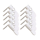 Baby-Sicherheits-Schubladenschloss Anti-Pinching Hand Schrank Schubladenschlösser Kunststoff Weiß Sicherheitsschnalle für Kinder Kinderschutz