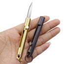 MINI Wandern Angeln Jagd Gadget EDC Messer Papierschneiden Selbstverteidigung Waffe Schlüsselanhänger Werkzeug Outdoor Camping Sicherheit Überleben