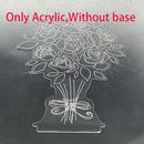 2022 Valentinstag Geschenk 3D Liebe Lampe Acryl Bär Rose LED Nachtlicht Kinder Geburtstagsgeschenk Hase Ostern Deko Hochzeit Dekoration