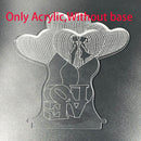 2022 Valentinstag Geschenk 3D Liebe Lampe Acryl Bär Rose LED Nachtlicht Kinder Geburtstagsgeschenk Hase Ostern Deko Hochzeit Dekoration