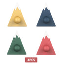 4 stücke Nordic Kleiderbügel Berg Form Wand Montiert Kleiderhaken Selbstklebende Haken Für Kleidung Kinderzimmer Dekorative Kleiderbügel