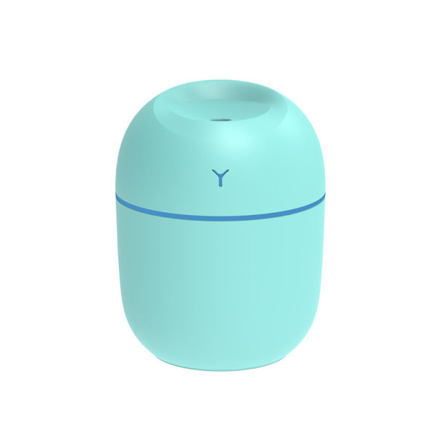Kindream 220 ml Mini-Luftbefeuchter USB-Aroma-Diffusor für ätherische Öle für das Auto zu Hause mit LED-Nachtlampen-Diffusor