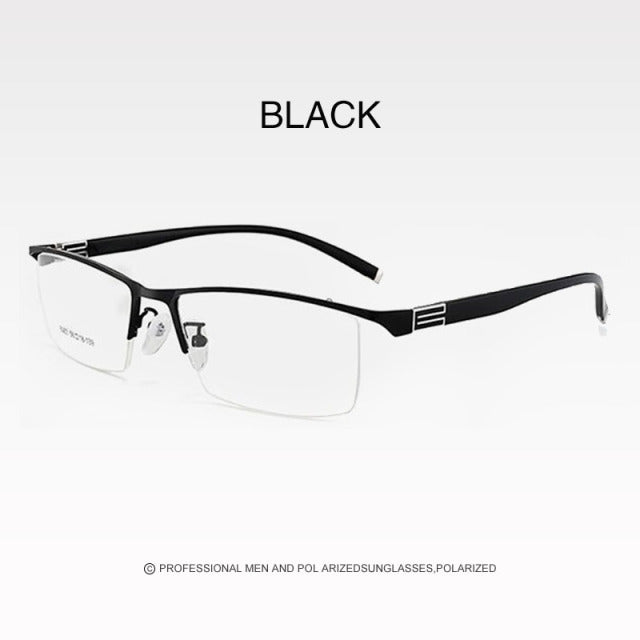 Multifocal Progressive Reading Glasses Men Women Anti Blue UV Protect EyesGlasses Half Frame Automatic Adjustment Eyewear