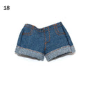 Multi Style Denim 11,5 "Jeans Bottoms Shorts für Puppenkleidung Outfits Kurze Hosen für Blythe 1/6 Puppenzubehör