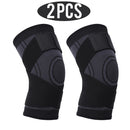 Worthdefence 1/2 PCS Knieschützer Hosenträger Sport Unterstützung Knieschützer Männer Frauen für Arthritis Gelenke Protector Fitness Kompressionsmanschette
