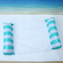 Schwimmende Wasserhängematte Schwimmliege Schwimmspielzeug Aufblasbares Schwimmbett Stuhl Schwimmbad Faltbares aufblasbares Hängemattenbett