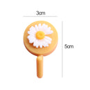 1 stück Nette Wandhaken Schlüsselhalter Türbehang Kunststoff Selbstklebende Wandaufhänger Cartoon Früchte Form Haken Für Kinderzimmer Wohnkultur