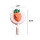 1 stück Nette Wandhaken Schlüsselhalter Türbehang Kunststoff Selbstklebende Wandaufhänger Cartoon Früchte Form Haken Für Kinderzimmer Wohnkultur