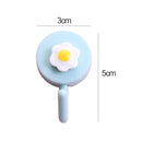 1 stück Nette Wandhaken Schlüsselhalter Türbehang Kunststoff Selbstklebende Wandaufhänger Cartoon Früchte Form Haken Für Kinderzimmer Wohnkultur