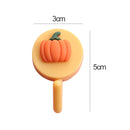 1 stück Nette Wandhaken Schlüsselhalter Türbehang Kunststoff Selbstklebende Wandaufhänger Cartoon Früchte Form Haken Für Kinderzimmer Wohnkultur