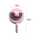 1 stück Nette Wandhaken Schlüsselhalter Türbehang Kunststoff Selbstklebende Wandaufhänger Cartoon Früchte Form Haken Für Kinderzimmer Wohnkultur