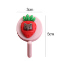 1 stück Nette Wandhaken Schlüsselhalter Türbehang Kunststoff Selbstklebende Wandaufhänger Cartoon Früchte Form Haken Für Kinderzimmer Wohnkultur