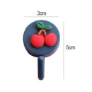 1 stück Nette Wandhaken Schlüsselhalter Türbehang Kunststoff Selbstklebende Wandaufhänger Cartoon Früchte Form Haken Für Kinderzimmer Wohnkultur