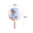 1 stück Nette Wandhaken Schlüsselhalter Türbehang Kunststoff Selbstklebende Wandaufhänger Cartoon Früchte Form Haken Für Kinderzimmer Wohnkultur